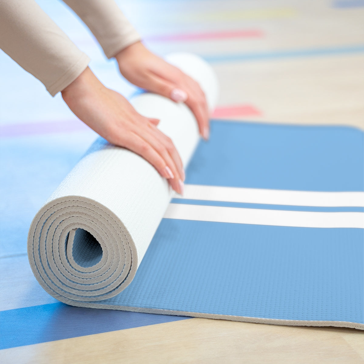 Blue Yoga Mat