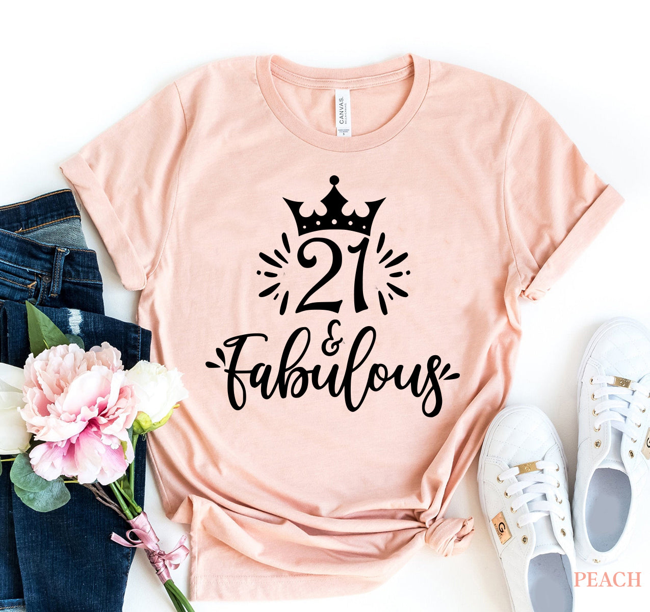 Twenty One And Fabulous T-shirt | Agate