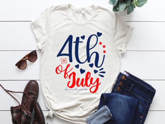 Eco Friendly 4th of July T-Shirt | Lavender Millie