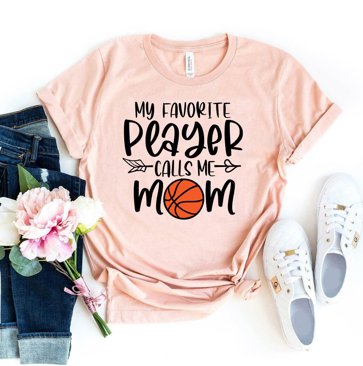 My Favorite Player Calls Me Mom T-shirt | Agate