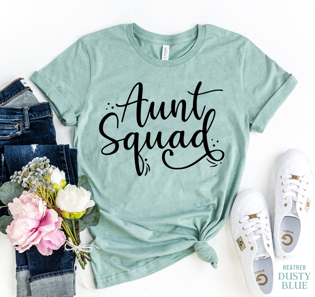 Aunt Squad T-shirt | Agate