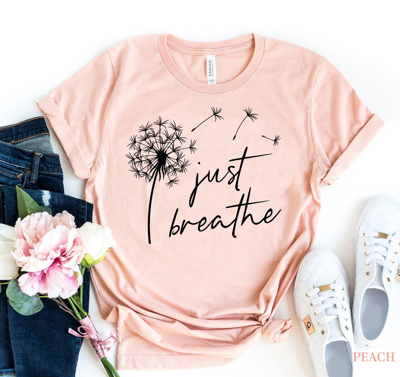 Just Breathe T-shirt | Agate