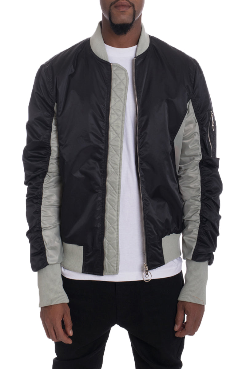 Mens Two Tone Bomber Jacket