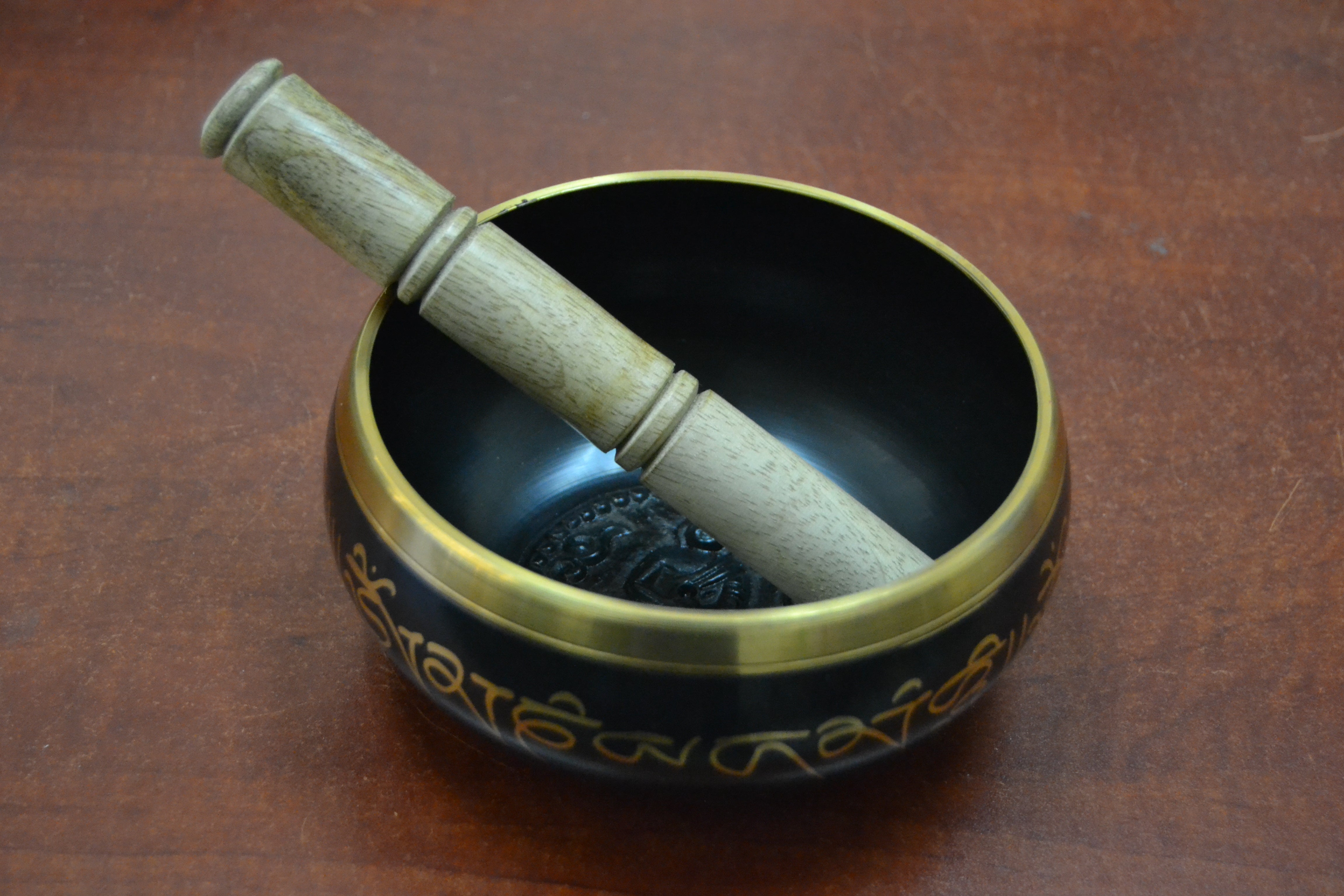 Handmade Nepal Tibetan Buddhist Brass Singing Bowl | Grey Aphrodite