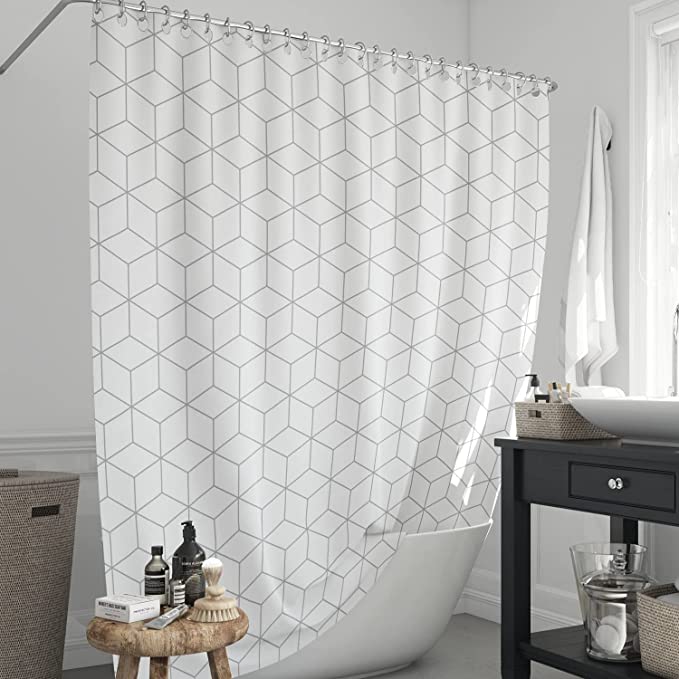 Shower Curtain - Hexagon - Geometric print