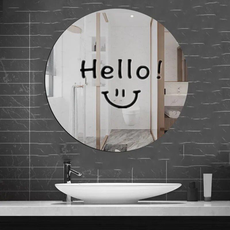 Acrylic Large Happy Smile Mirror