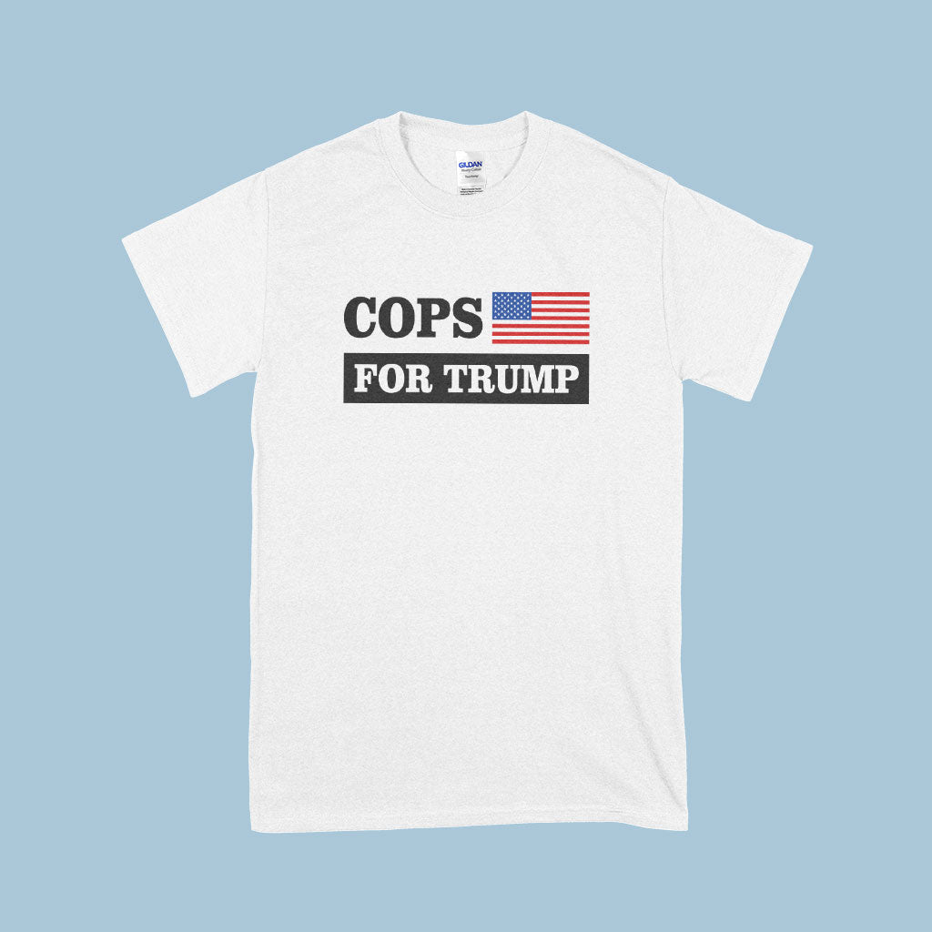 Men's Cops for Trump T-Shirt - Pro Trump T-Shirts