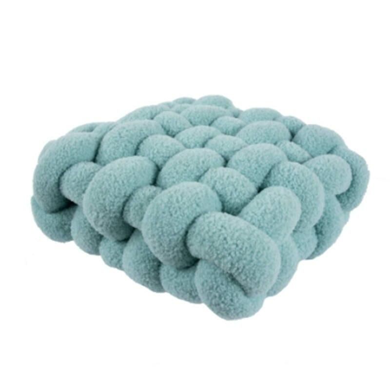 Plush Nordic Knot Cushion