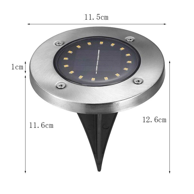 Solar Powered Ground Light Waterproof