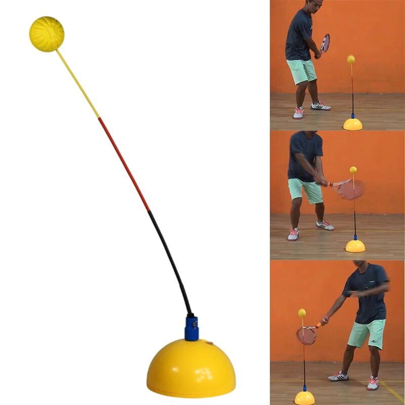 Portable Tennis Trainer - Compact Swing Ball Practice Tool for Beginners