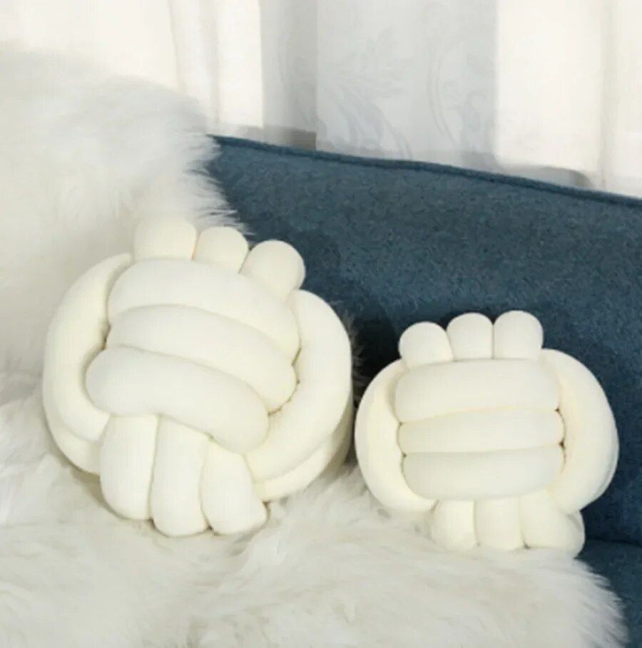 Creative Knot Ball Stuffed Pillow