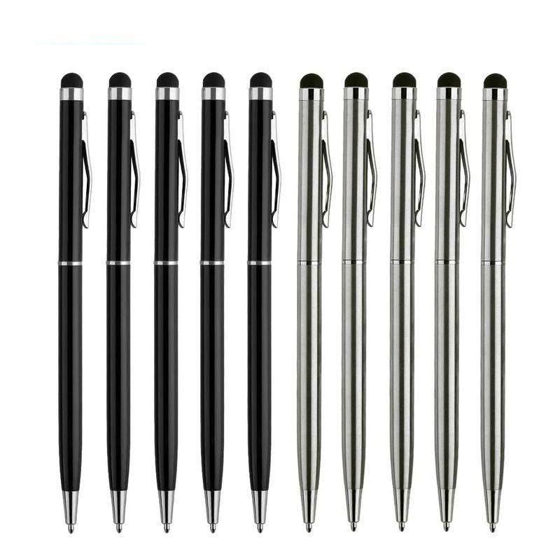 2-in-1 Universal Stylus & Ballpoint Pen for Capacitive Touch Screens