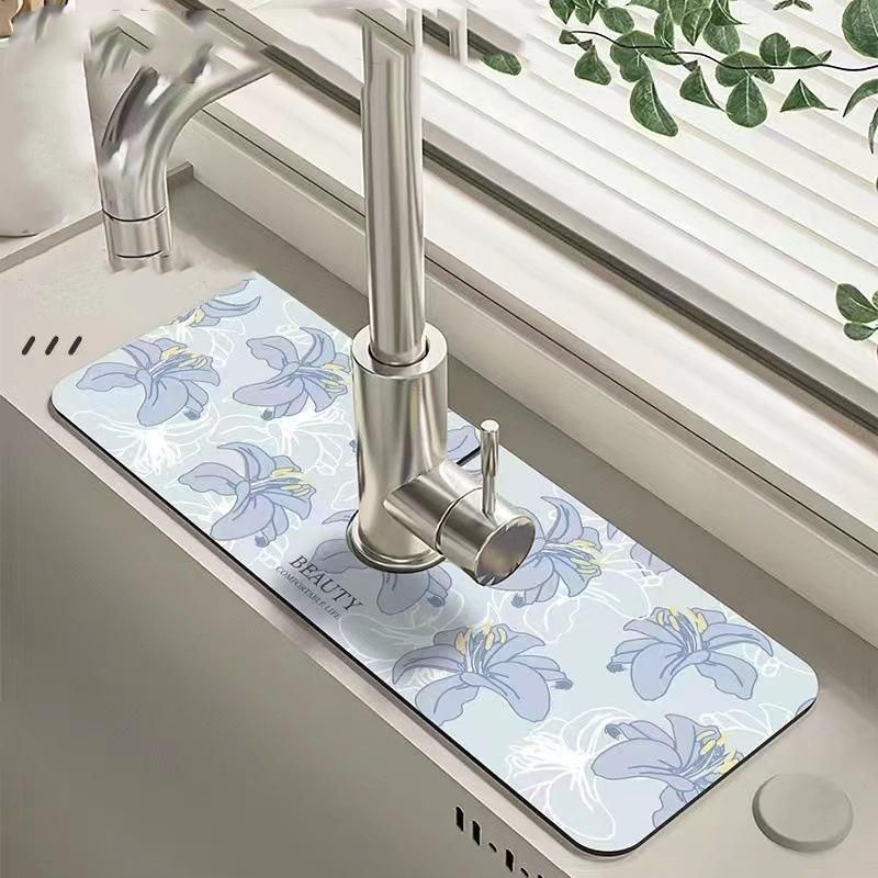 Eco-Friendly Diatomite Kitchen Drying Mat