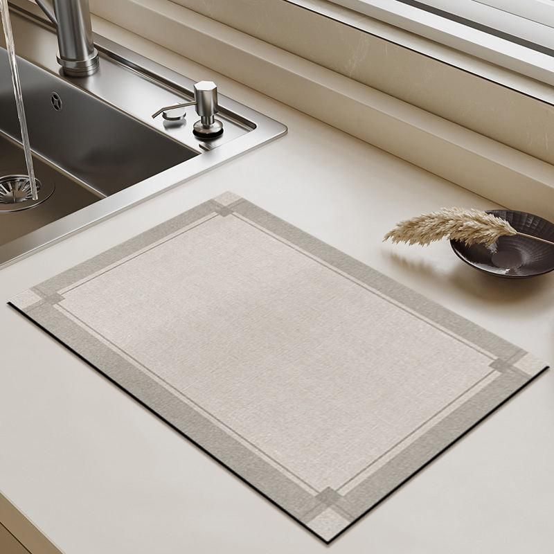 Versatile Absorbent Diatomite Kitchen Mat