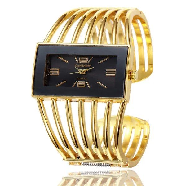 Elegant Square Dial Fashion Quartz Wristwatch for Women