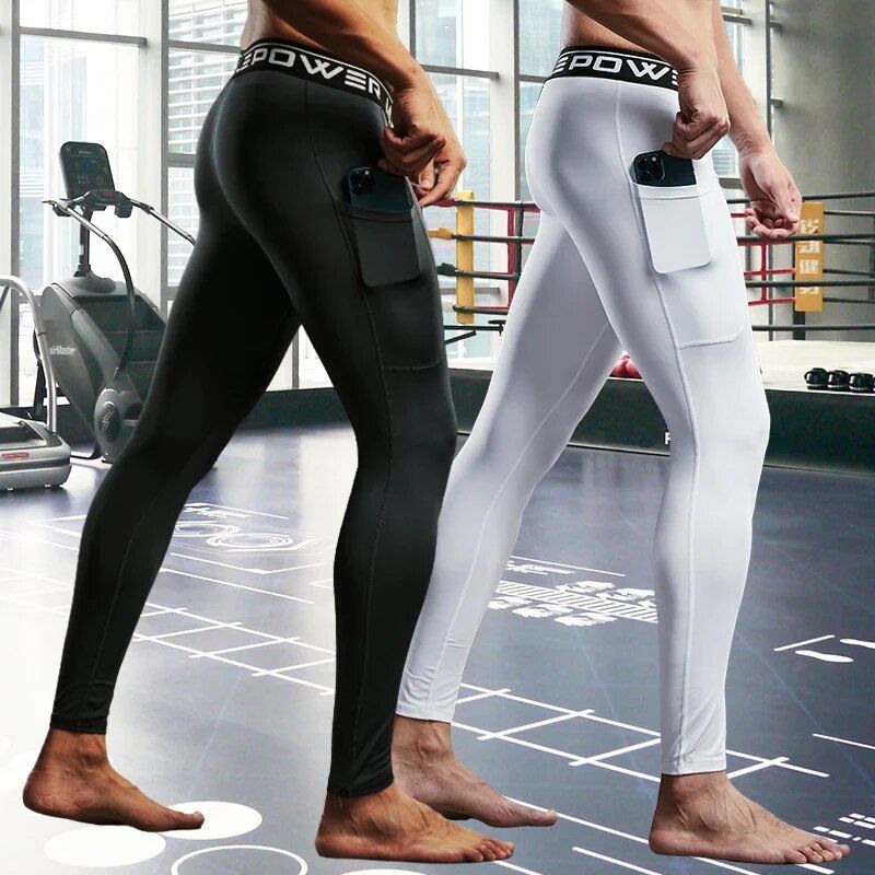 Men's High-Performance Athletic Compression Leggings