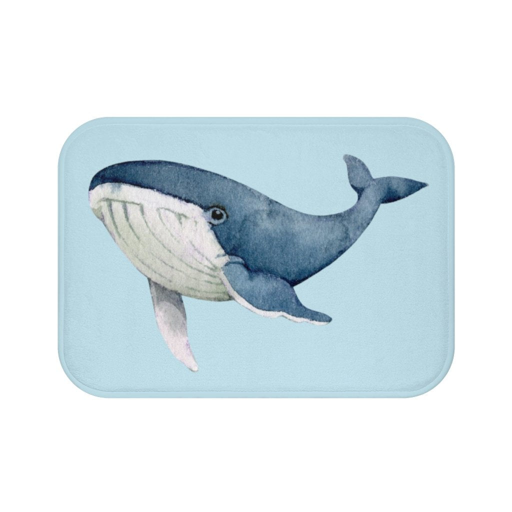 Humpback Whale Bath Mat | Yellow Pandora