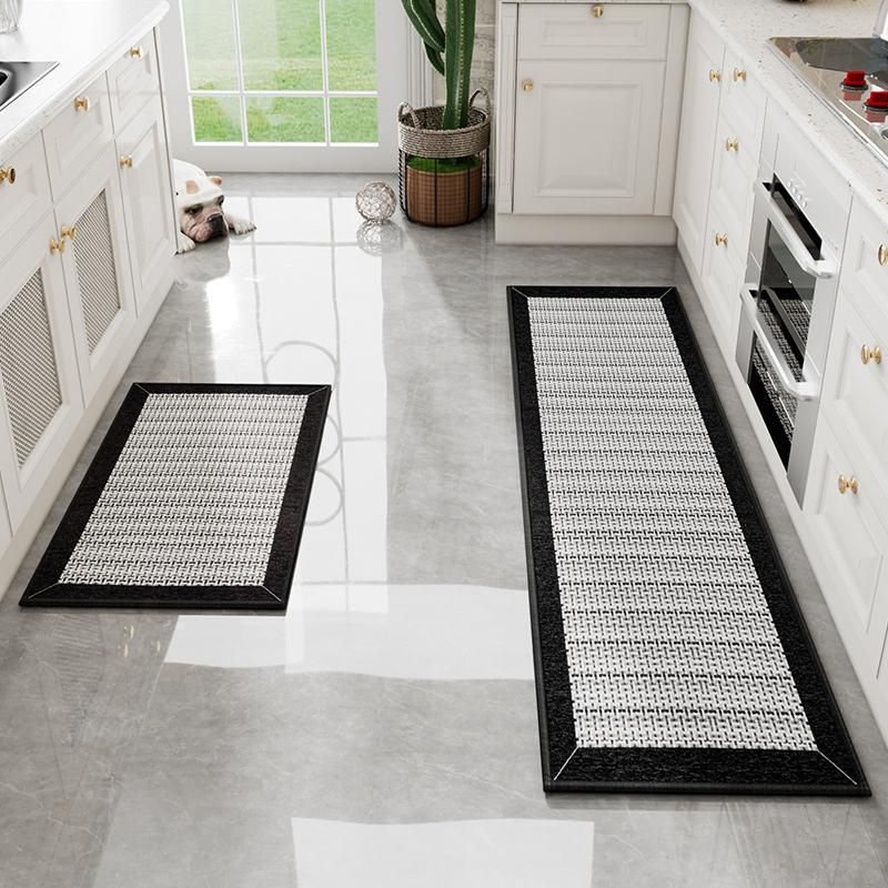 Geometric Non-Slip Kitchen Runner Rug