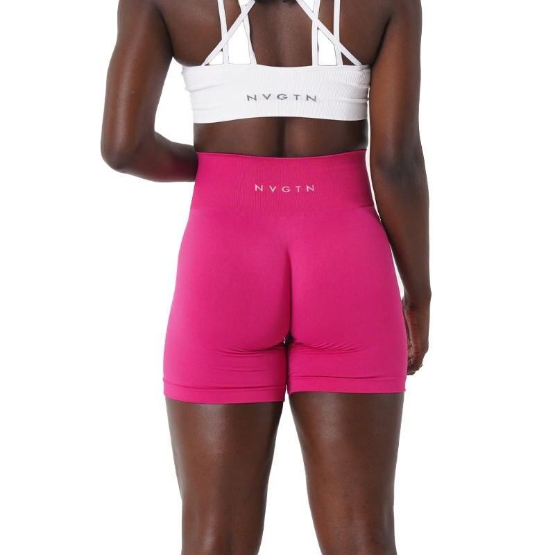 Seamless High-Waist Yoga Shorts