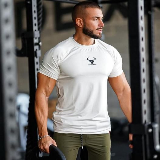 Men's Fitness & Casual T-Shirt: Short Sleeve, High Quality