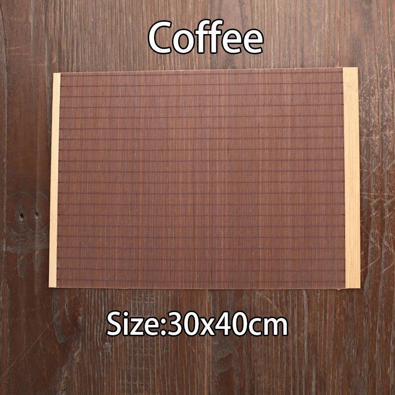 Elegant Bamboo Table Mat - Eco-Friendly Japanese Style Insulated Dining Runner