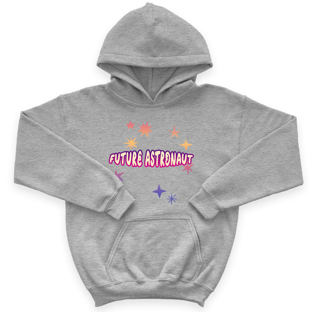 Future Astronaut Kids' Sponge Fleece Hoodie - Illustration Kids' Hoodie - Themed Hoodie for Kids