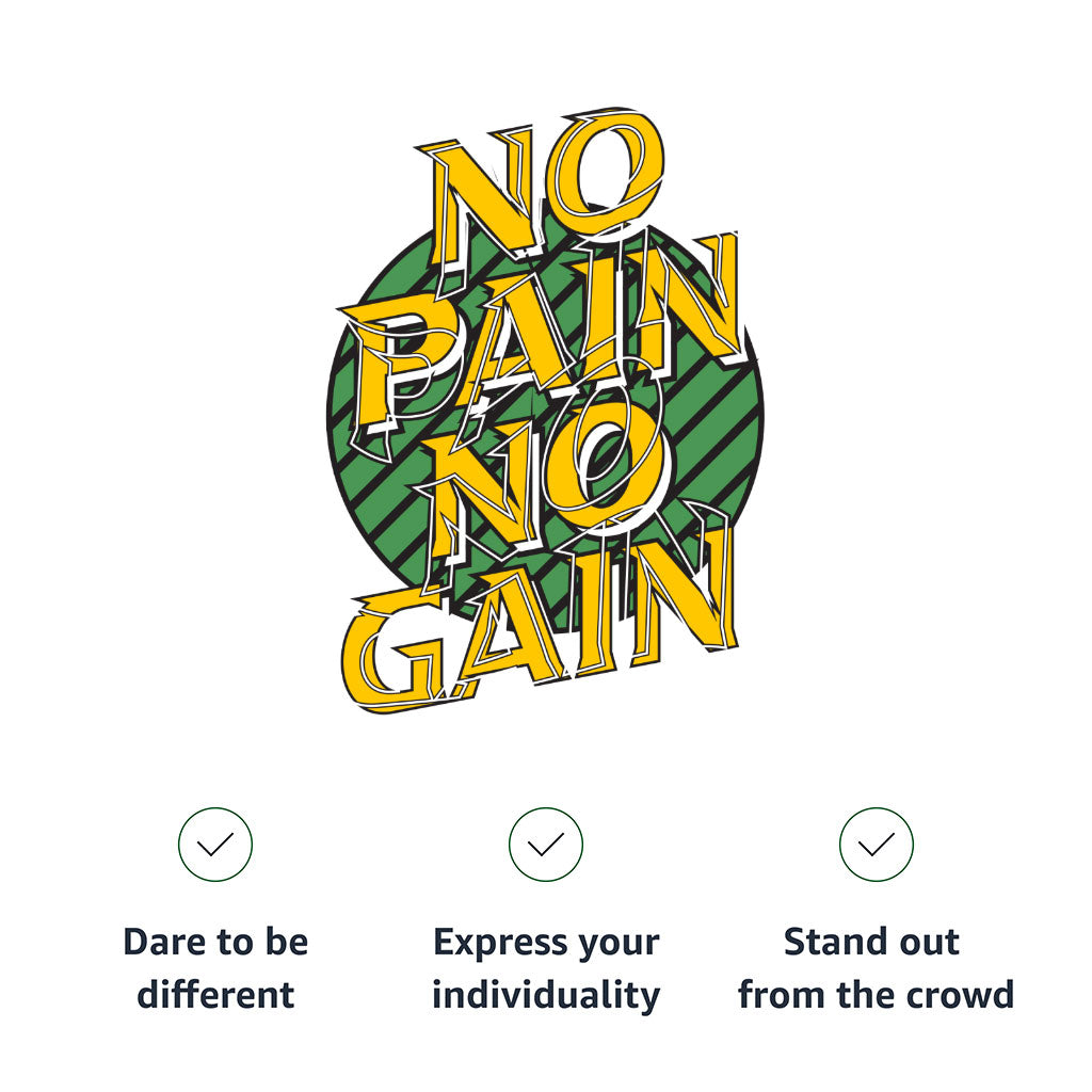 No Pain No Gain Dark Washed Men's Denim Jacket - Trendy Denim Jacket - Best Design Jacket for Men