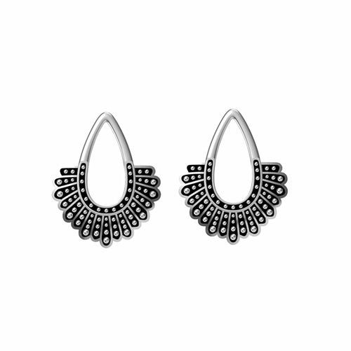 RBG Dissent Collar Earrings 925 Sterling Silver Drop/Stud Earrings RBG