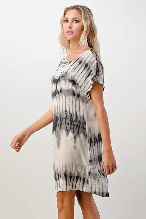 Tie Dye Tunic Dress Top