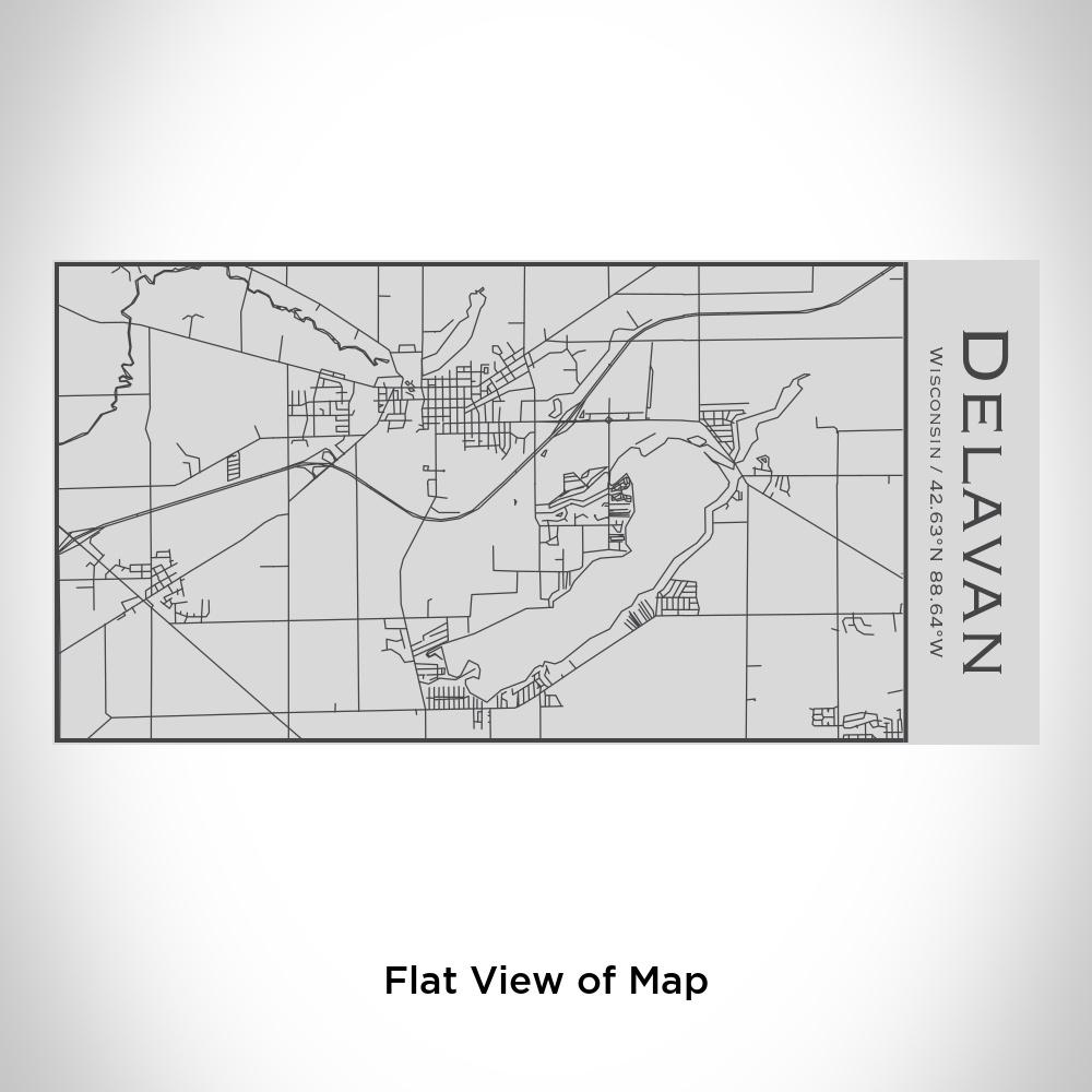 Delavan - Wisconsin Map Insulated Bottle