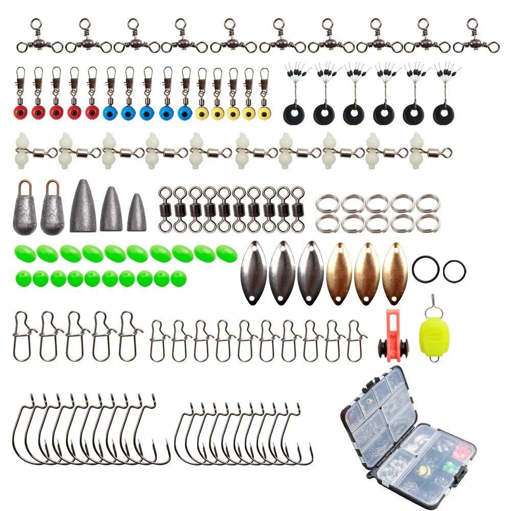 Ultimate 183-Piece Fishing Terminal Tackle Kit