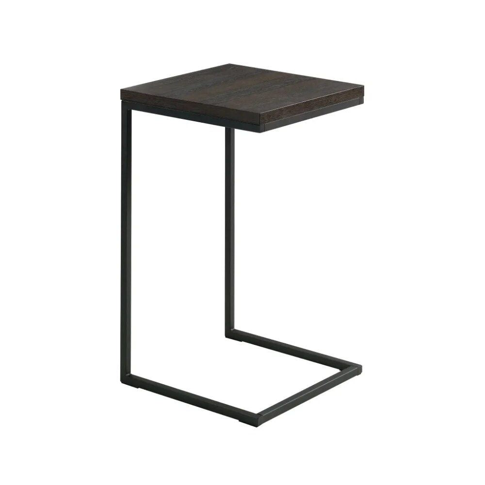 Space-Saving C-Shape End Table