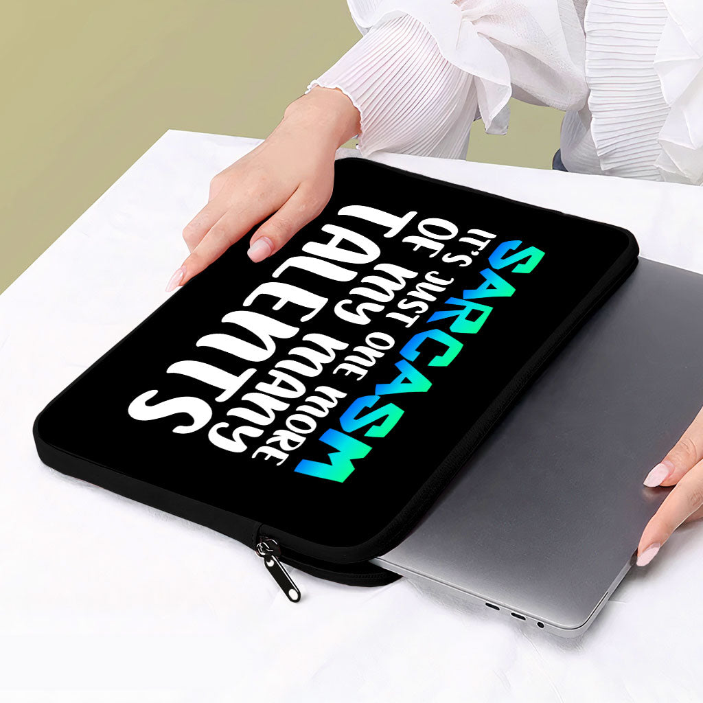 Sarcasm MacBook Pro 14" Sleeve - Funny Laptop Sleeve - Printed MacBook Sleeve