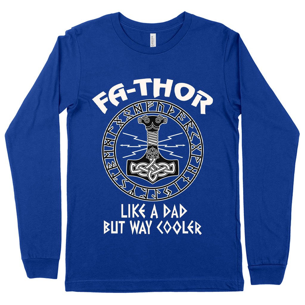 Fa-Thor Long Sleeve T-Shirt - Thor Father's Day T-Shirt