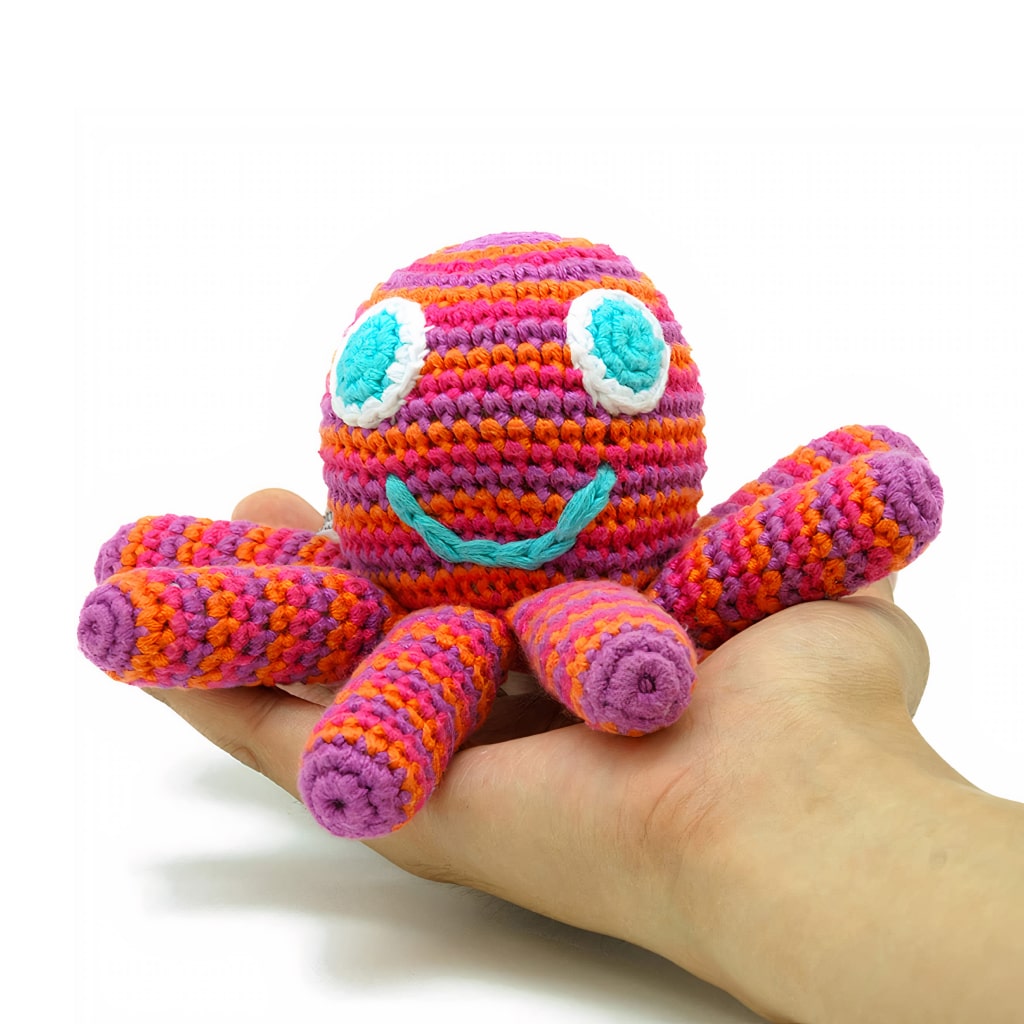 Pink Octopus Rattle