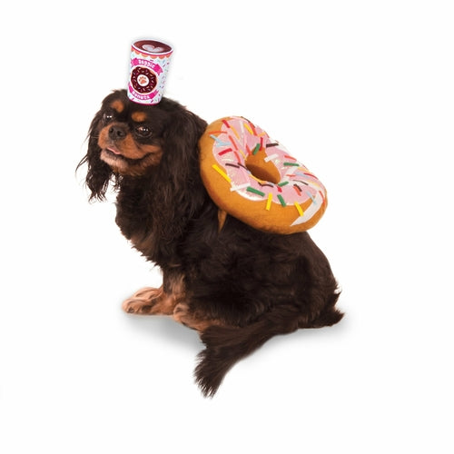 Donut and Coffee Pet Costume