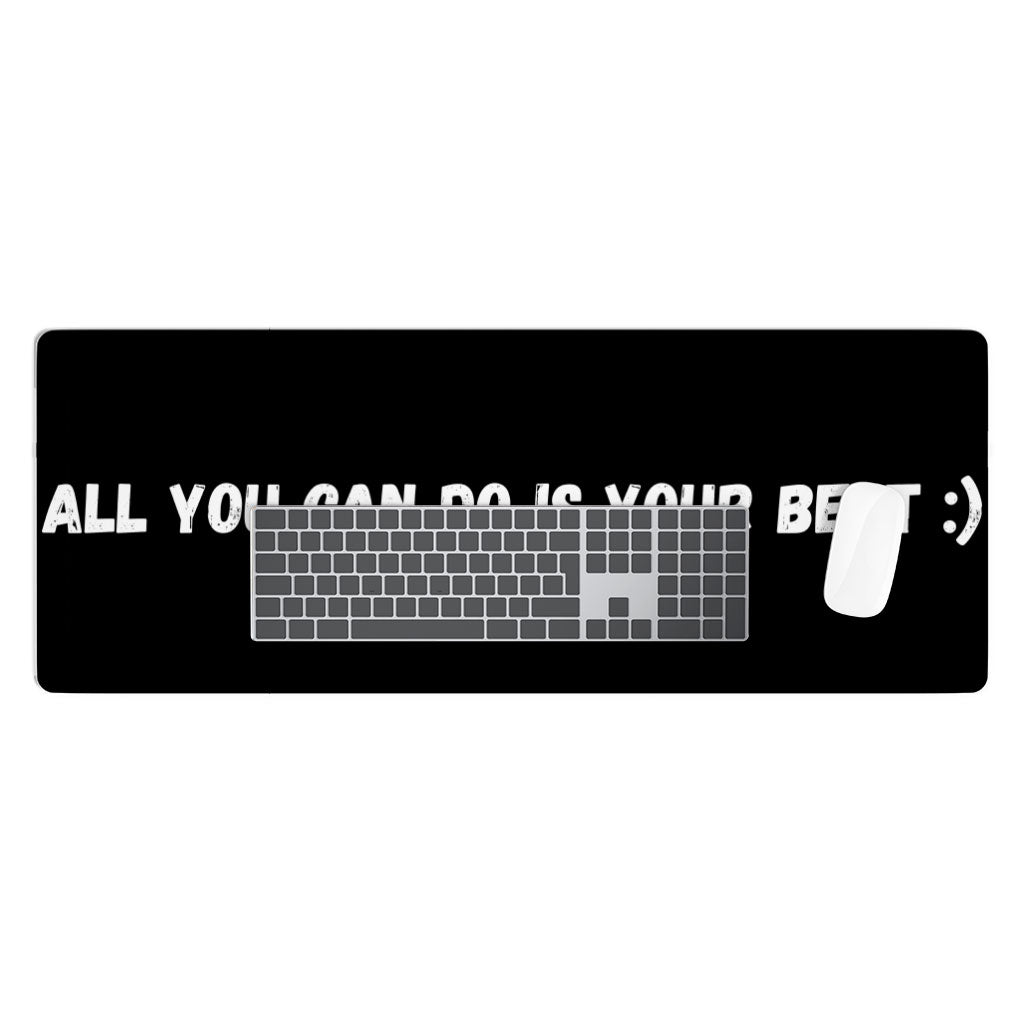 Motivational Desk Mat - Best Quote Desk Pad - Cool Print Laptop Desk Mat