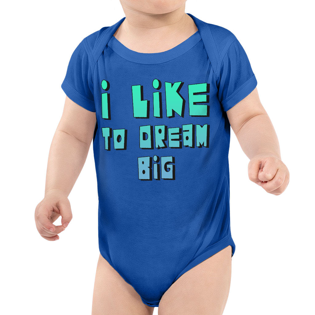 Dream Lover Baby Jersey Onesie - Text Design Baby Bodysuit - Printed Baby One-Piece