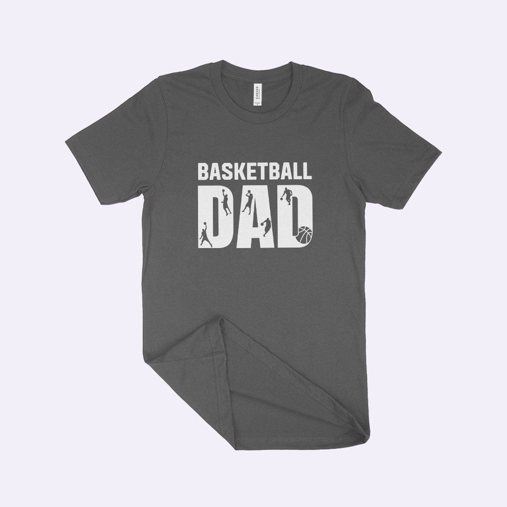 Basketball Dad Men’s Jersey T-Shirt Made in USA