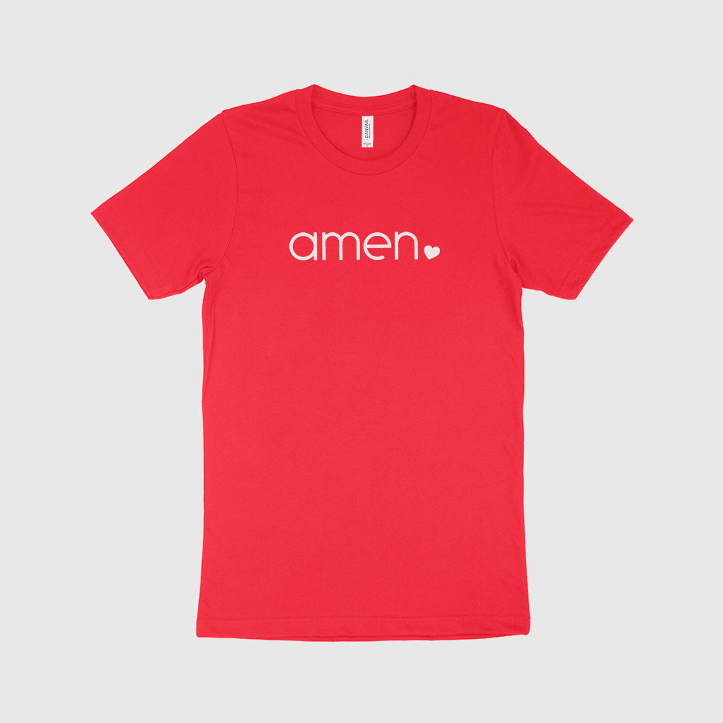 Amen Unisex Jersey T-Shirt Made in USA