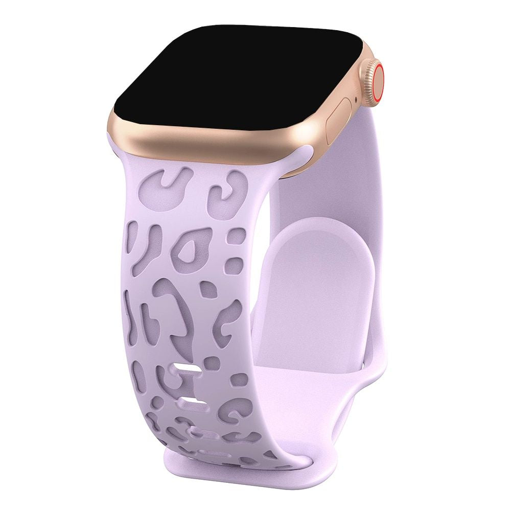 Engraved Silicone Strap for Apple Watch - Fashionable & Compatible with All Series