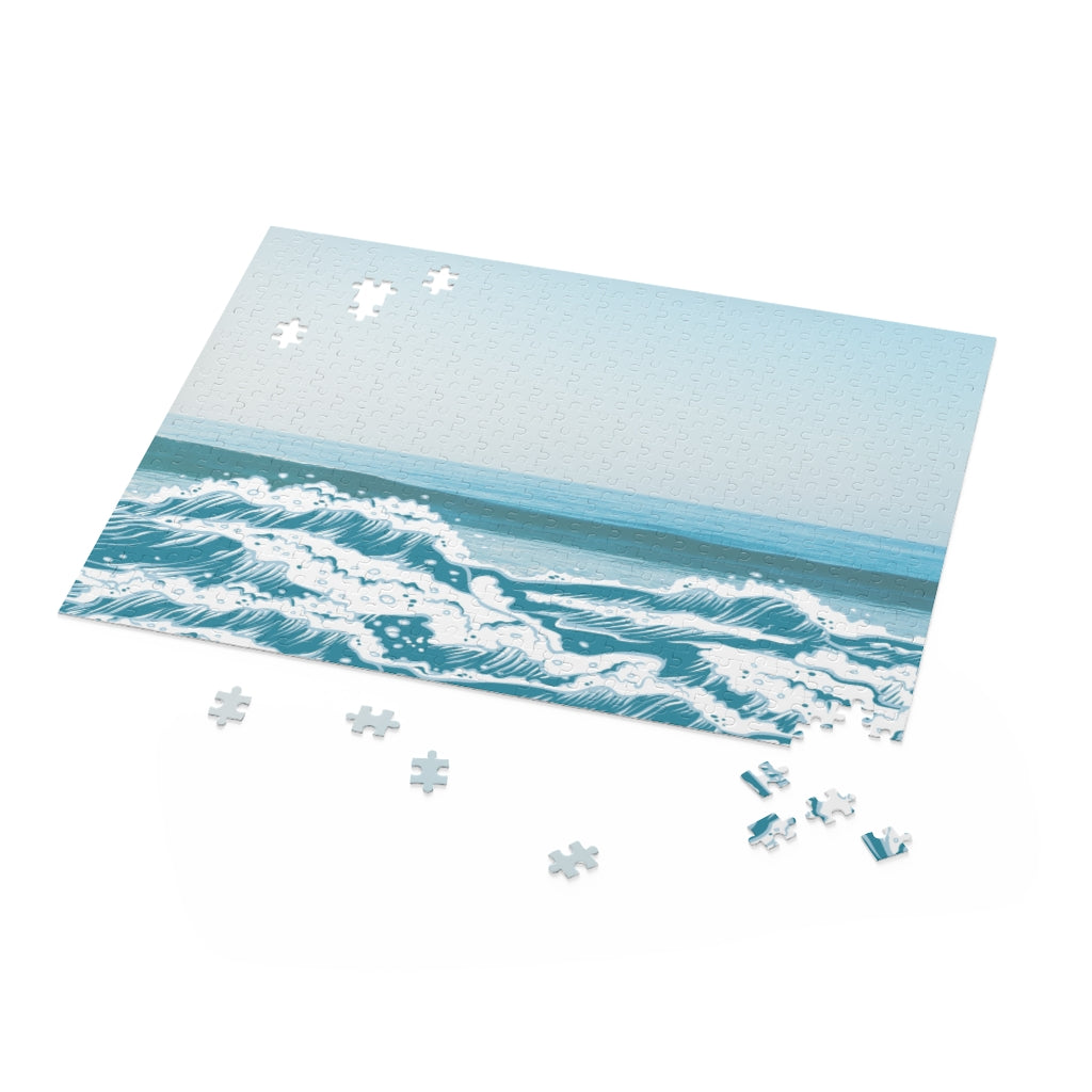 Beach Waves Jigsaw Puzzle 500-Piece