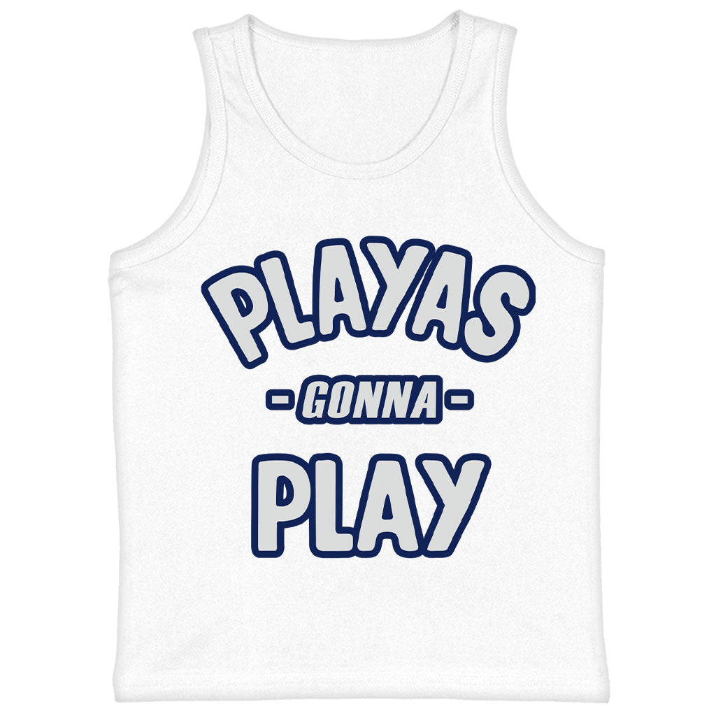 Playas Gonna Play Kids' Jersey Tank - Funny Sleeveless T-Shirt - Themed Kids' Tank Top