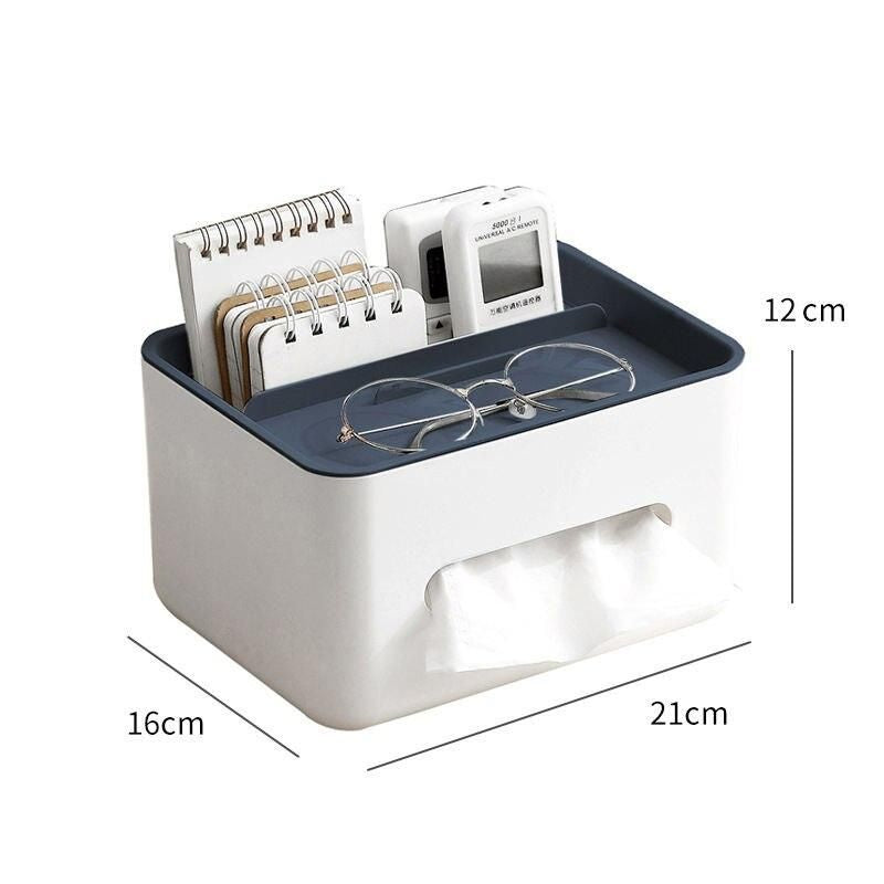 All-in-One Desktop Organizer and Tissue Box