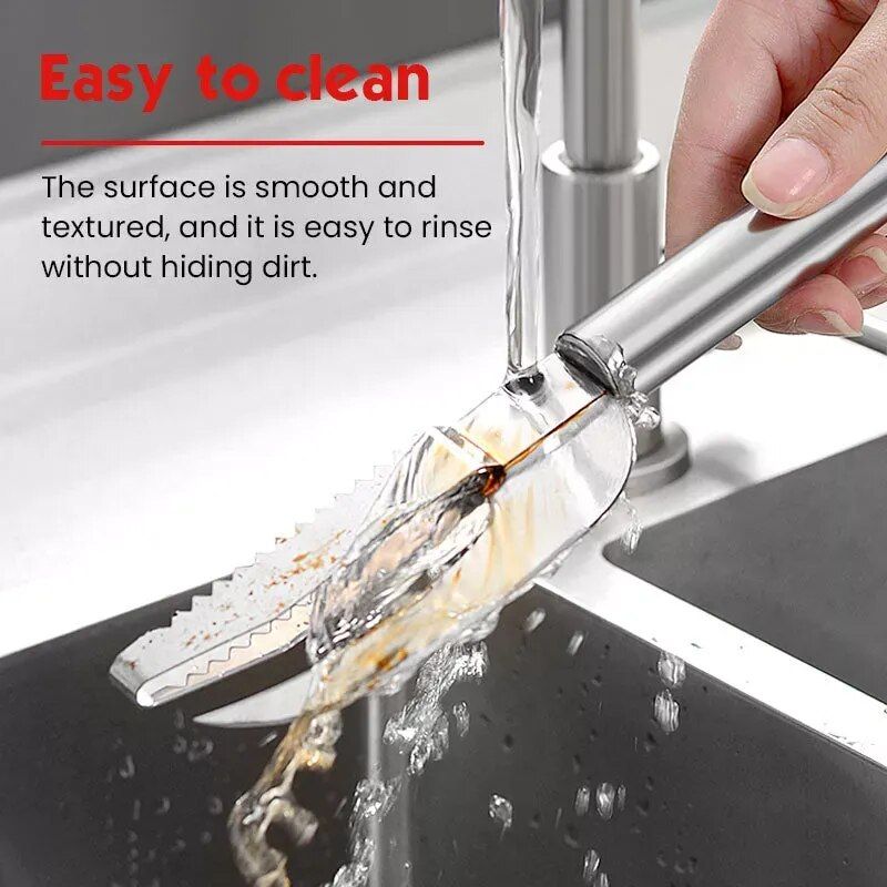 Stainless Steel 3-in-1 Fish Scale Knife: Cut, Scrape, and Dig Efficiently