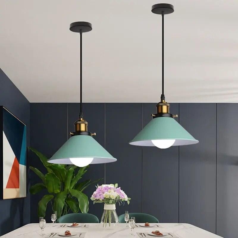 Contemporary Macaron LED Pendant Lamps