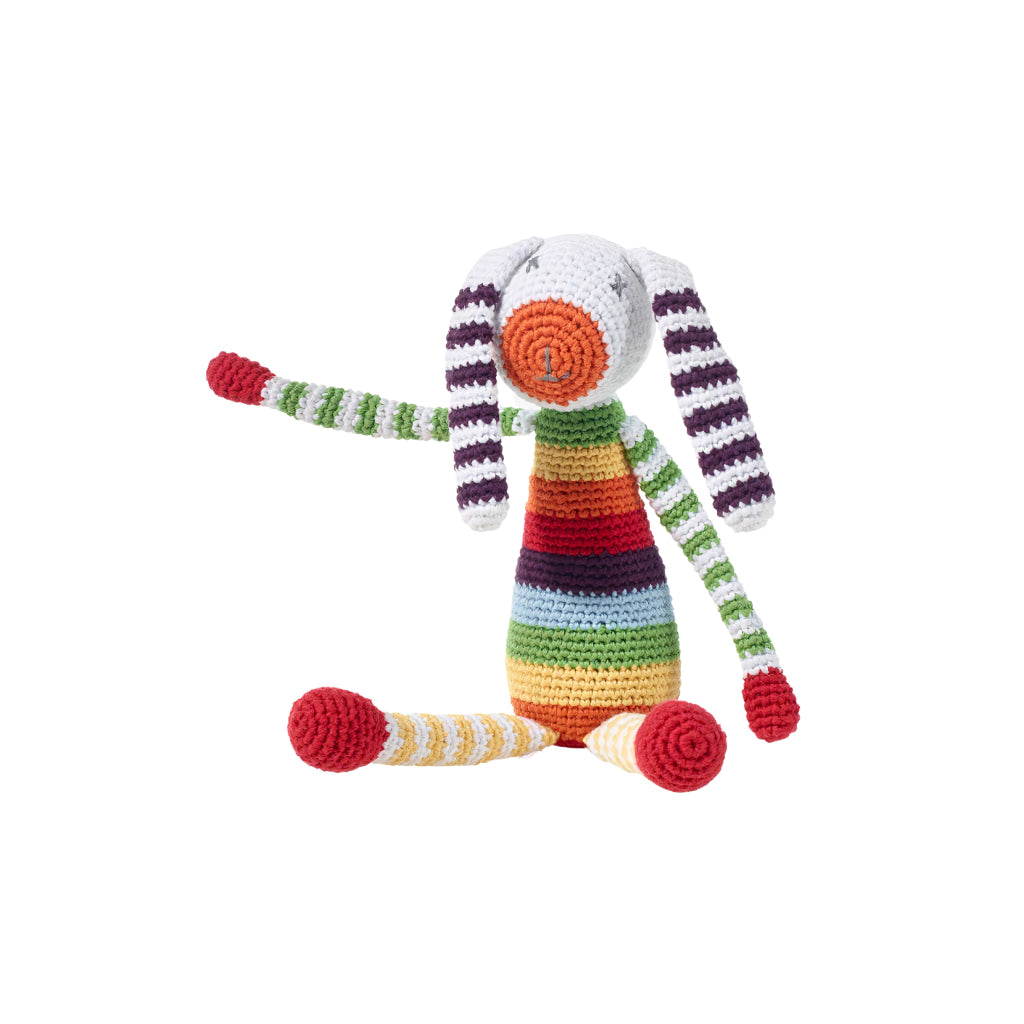 Rainbow Bunny Rattle