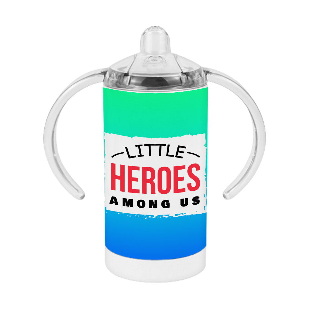 Cute Print Sippy Cup - Cool Saying Baby Sippy Cup - Kawaii Sippy Cup