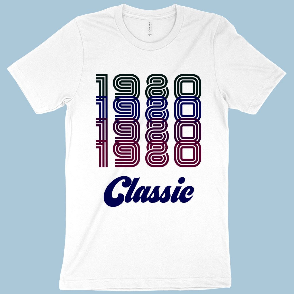 1980 Classic T-Shirt - 1980 T-Shirt - 80s Tee Shirt