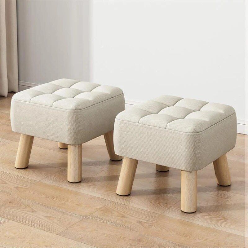 Modern Minimalist Round Ottoman Stool